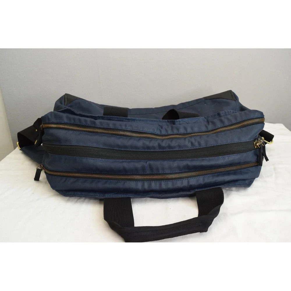 Pakt One Travel Duffel Bag 35L by Malcom Minimalist Navy Blue Travel Weekender